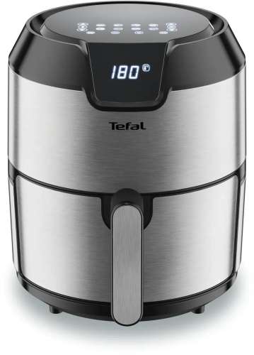 Аэрогриль Tefal Easy Fry Deluxe EY401D15,  серебристый и черный [1510001458]